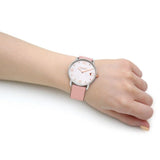 Coach New York Silver Dial Pink Leather Strap Women Watch 14504199