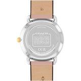Coach New York Silver Dial Pink Leather Strap Women Watch 14504199