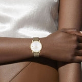 Coach New York Silver Dial Brown Leather Strap Women Watch 14504205