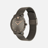 COACH ELLIOT GRAY STEEL MESH BRACELET WATCH 14504210