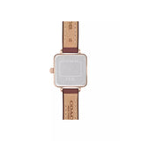 Coach New York Burgundy Leather Strap Women Watch 14504229