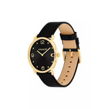 Coach New York Black Dial & Leather Strap Women Watch 14504245