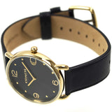 Coach New York Black Dial & Leather Strap Women Watch 14504245