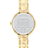 COACH CHELSEA GREEN DIAL GOLD-TONE CRYSTAL BRACELET WATCH 14504251