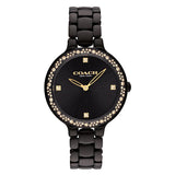 COACH CHELSEA BLACK STEEL WATCH 14504352