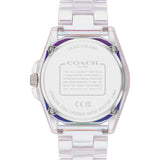 COACH GREYSON SILVER CERAMIC BRACELET WATCH 14504390