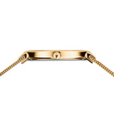 Bering Classic White Dial Gold Milanese Strap Unisex Watch 14539-334