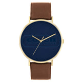Coach New York Charles Blue Dial Leather Strap Men Watch 14602599