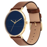 Coach New York Charles Blue Dial Leather Strap Men Watch 14602599