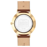 Coach New York Charles Blue Dial Leather Strap Men Watch 14602599