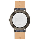 Coach New York Sunray Dial Blue Leather Strap Men Watch 14602616