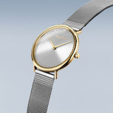Bering Ultra Slim Silver Dial & Milanese Strap Women Watch 15729-010