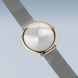 Bering Classic Silver Dial Milanese Strap Women Watch 15739-010