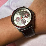 CASIO ENTICER MTP-1374L-7A1VDF-P BROWN LEATHER MEN WATCH
