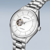 Bering Automatic White Dial Silver Stainless Steel Strap Men Watch 16743-704