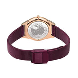 Bering Ultra Slim Purple Milanese Strap Women Watch 17031-969