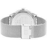 Tommy Hilfiger White Dial Silver Milanese Strap Men Watch 1710512