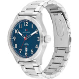 Tommy Hilfiger Blue Dial Silver Stainless Steel Strap Men Watch 1710563