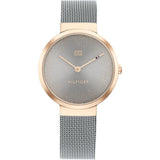 Tommy Hilfiger Gray Dial Silver Milanese Strap Women Watch 1782467