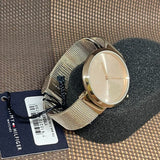 Tommy Hilfiger Gold Dial Milanese Strap Women Watch 1782471
