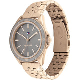 Tommy Hilfiger Gray Dial Rose Gold Stainless Steel Strap Women Watch 1782482