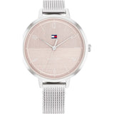 Tommy Hilfiger Blush Pink Dial Silver Milanese Strap Women Watch 1782578