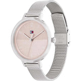 Tommy Hilfiger Blush Pink Dial Silver Milanese Strap Women Watch 1782578
