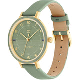 Tommy Hilfiger Florence Green Dial & Leather Strap Women Watch 1782583