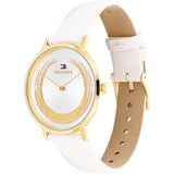 Tommy Hilfiger White Dial & Leather Strap Women Watch 1782605