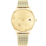 Tommy Hilfiger Gold Dial Milanese Strap Women Watch 1782606