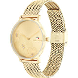 Tommy Hilfiger Gold Dial Milanese Strap Women Watch 1782606