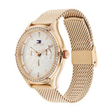 Tommy Hilfiger Multifunction Rose Gold Milanese Strap Women Watch 1782653