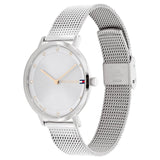 Tommy Hilfiger Silver Dial Milanese Strap Women Watch 1782665