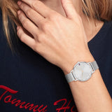 Tommy Hilfiger Silver Dial Milanese Strap Women Watch 1782665