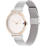 Tommy Hilfiger White Dial Silver Milanese Strap Women Watch 1782666