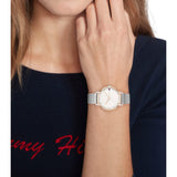 Tommy Hilfiger White Dial Silver Milanese Strap Women Watch 1782666