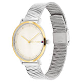 Tommy Hilfiger White Dial Silver Milanese Strap Women Watch 1782667