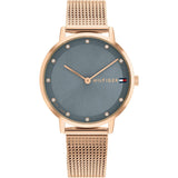 Tommy Hilfiger Rose Gold Milanese Strap Women Watch 1782669