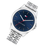Tommy Hilfiger Blue Dial Silver Stainless Steel Strap Men Watch 1791713
