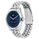 Tommy Hilfiger Blue Dial Silver Stainless Steel Strap Men Watch 1791713