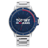 Tommy Hilfiger Blue Dial Silver Stainless Steel Strap Men Watch 1791823