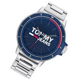 Tommy Hilfiger Blue Dial Silver Stainless Steel Strap Men Watch 1791823