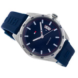 Tommy Hilfiger Blue Dial & Silicone Strap Men Watch 1791982