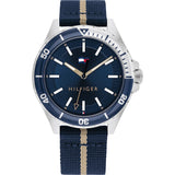 Tommy Hilfiger Blue Dial Fabric Strap Men Watch 1792011
