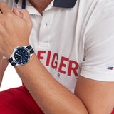Tommy Hilfiger Blue Dial Fabric Strap Men Watch 1792011
