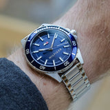 Tommy Hilfiger Blue Dial Silver Stainless Steel Strap Men Watch 1792012