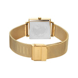 Bering Classic White Dial Gold Milanese Strap Women Watch 18226-334