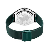 Bering Ultra Slim Green Dial & Milanese Strap Men Watch 18740-808