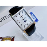 Casio General Silver Dial Blue Leather Strap Men Watch MTP-M105L-7AVDF-P
