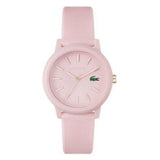 LACOSTE 2001213 PINK SILICONE ANALOG WATCH
